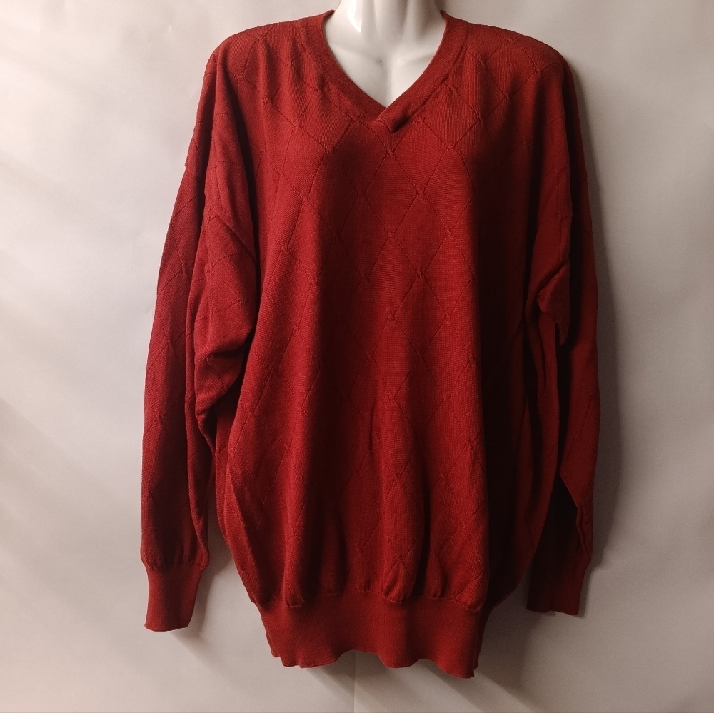 Chic Red Knit Sweater - Picture 8 of 9